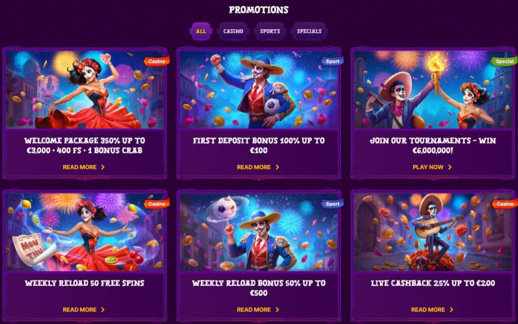 Duospin Casino Bonuses