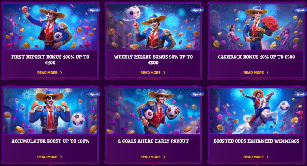 Sports Betting Bonuses at Duospin Casino